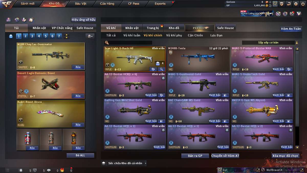 shop acc cf uy tin gia re